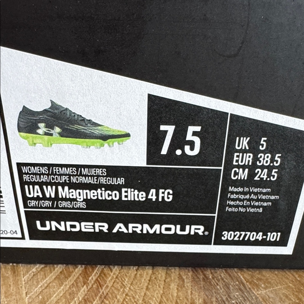Under Armour UA Magnetico Elite 4 FG - Black and Green